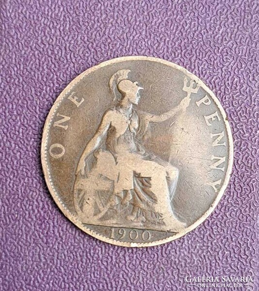 1900 VICTORIA DEI GRA BRITT 1 penny.