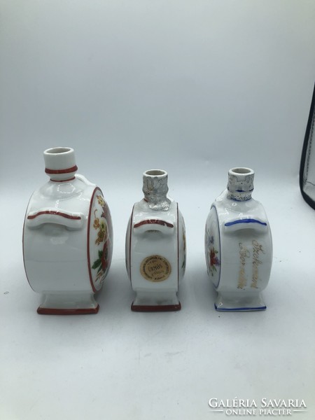 Zsolnay porcelain bottles