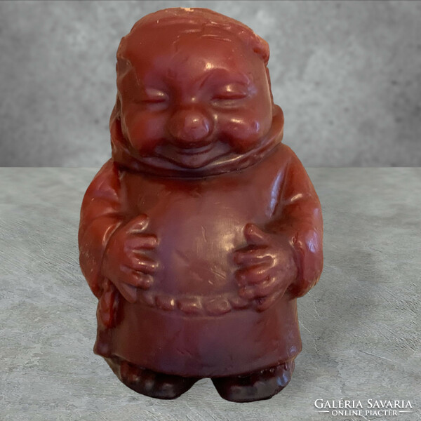 Buddha-shaped candle, large size 16 cm,