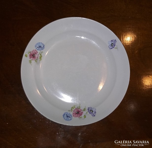 Zsolnayi poppy porcelain flat plate 24 cm