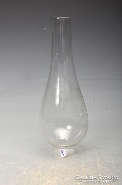 Petróleum lámpa üveg, cilinder, lámpabúra, átmérő 37,4 mm.