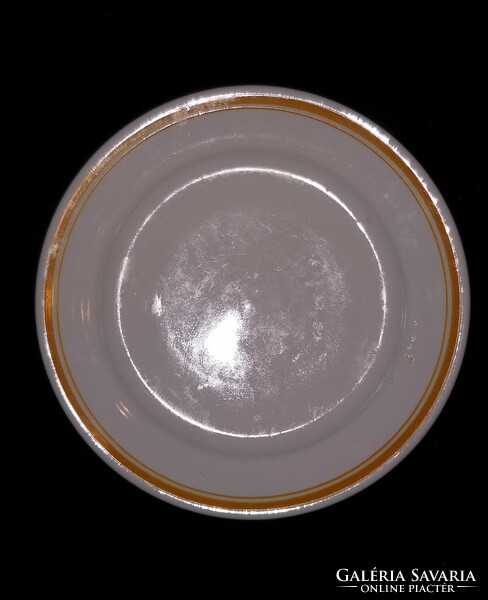 Alföldi porcelán tányér narancssárga csíkos 19,5 cm