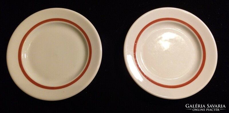 Alföldi porcelain plate with brown stripes 18 cm