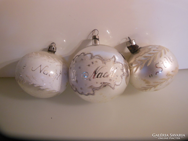Christmas tree decoration - with the inscription 