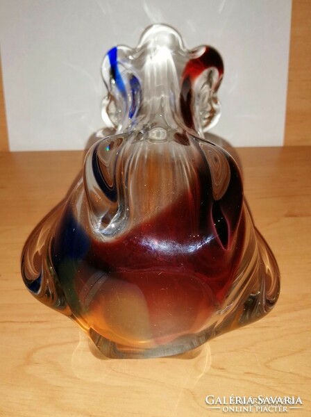 Bohemia thick glass vase 29 cm (3-8 / d)