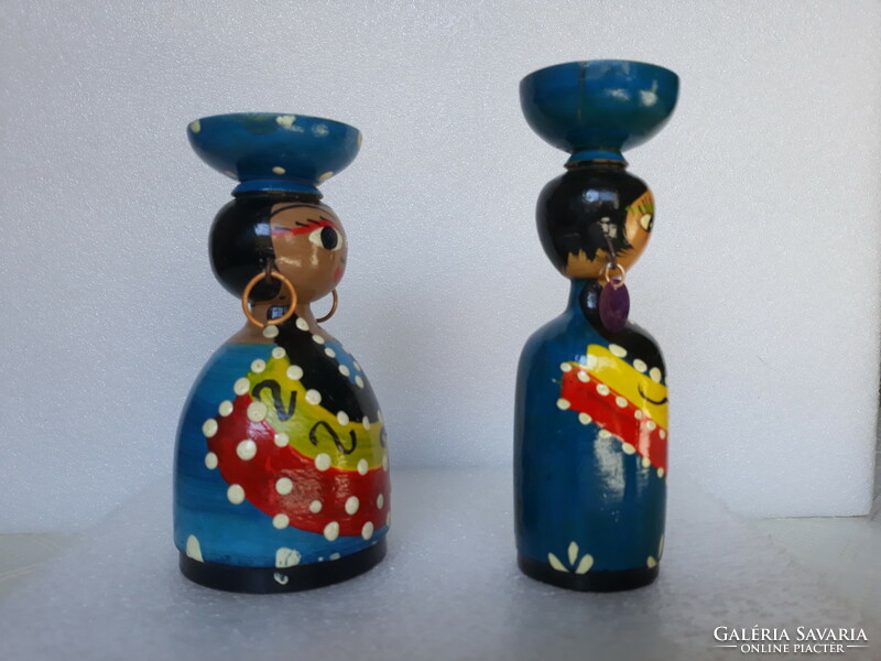 Mexican traditional wooden dolls
