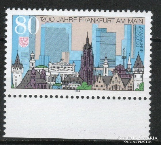 Postatiszta Bundes 1550 Mi 1721      1,40 Euró
