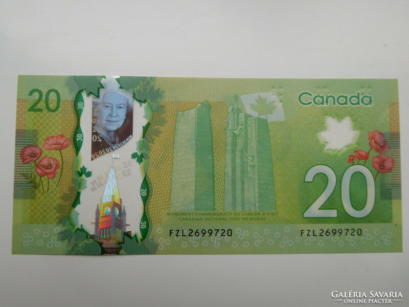 Canada $20 2014 oz polymer