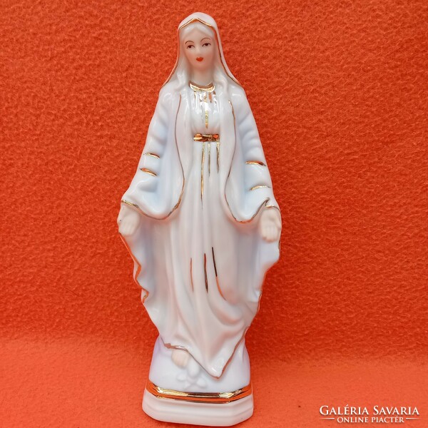 "Szűz Mária ",német, porcelán figura, szobor, vallási kegytárgy.