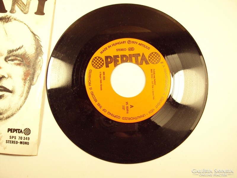 Régi, retro bakelit lemez Pepita Hofi Géza Lazítani 1978