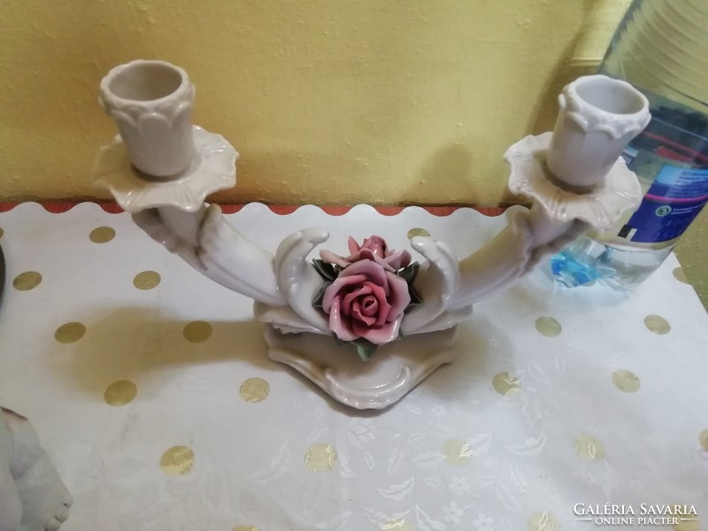 Ens porcelain candle holder is in perfect condition