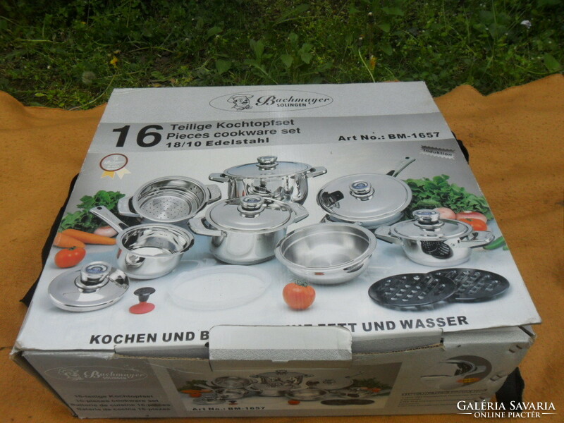 Bachmayer Solingen stainless steel cookware set