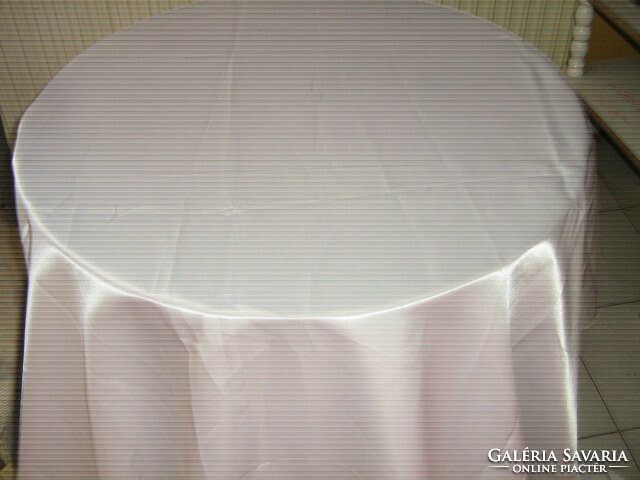 Beautiful snow-white festive tablecloth new