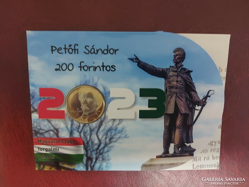 Sándor Petőfi 200 HUF blister (only 500 pieces!)