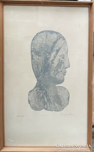 Lajos Kondor: girl's head