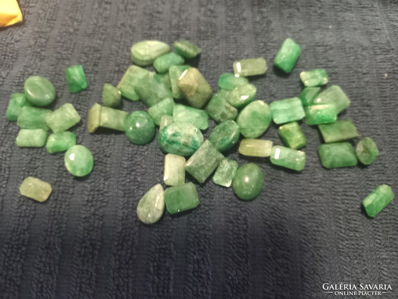 Action! Raw separable opaque emeralds! About 4-5 carats