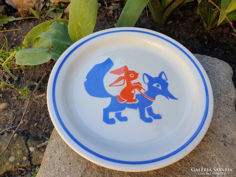 Zsolnay fairy tale plate
