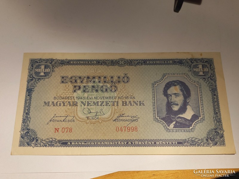 1945 1000000 pengő ef++