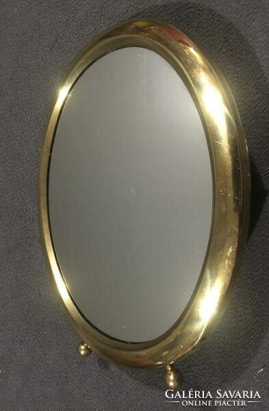 Table mirror covered with real gold!!!! 26X21 cm!!!!