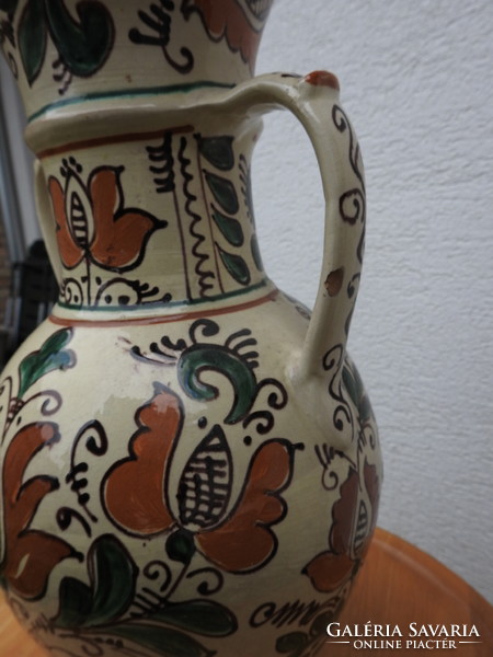 Máthé dénes ceramic huge floor vase from Korond