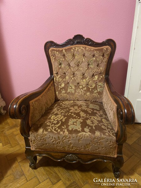 Baroque armchair in pairs