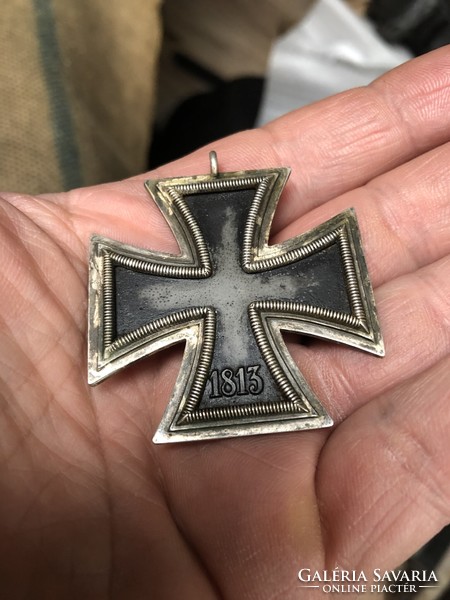 2 Vh German 2-part iron cross, worn pcs
