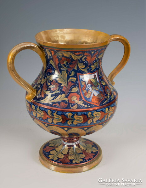 Renaissance style vase with handles - gualdo tadino