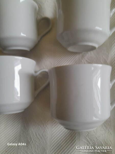 4 unpainted coffee cups