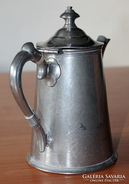 Old tin sugar bowl and coffee jug geittner and rausch cin