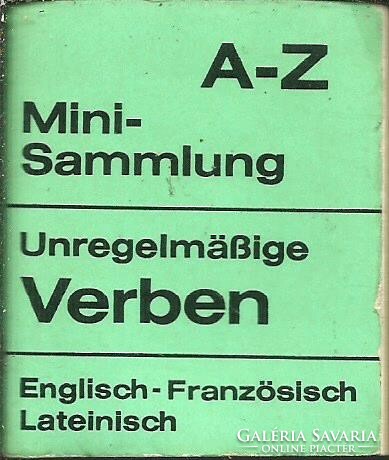 Minikönyv (5x6 cm) - MINI-SAMMLUNG A-Z (Köln, angol, francia, latin)