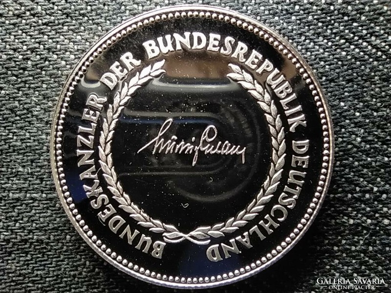 Germany Chancellors and Presidents Ludwig Erhard .925 Silver Medal PP (ID48792)