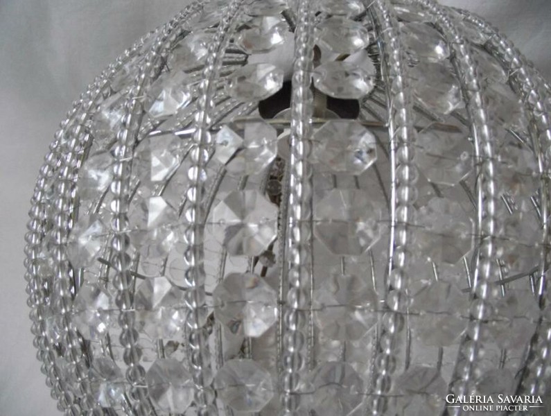 Acrylic ceiling lamp with crystal effect, pendant