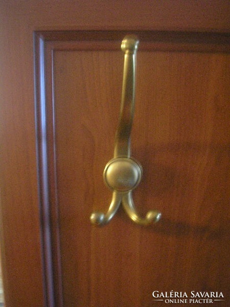 Antique art deco four-piece hallway wall clothes hangers 2 large double + 2 small sold together