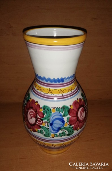 Habán kerámia váza 24 cm magas (4/d)