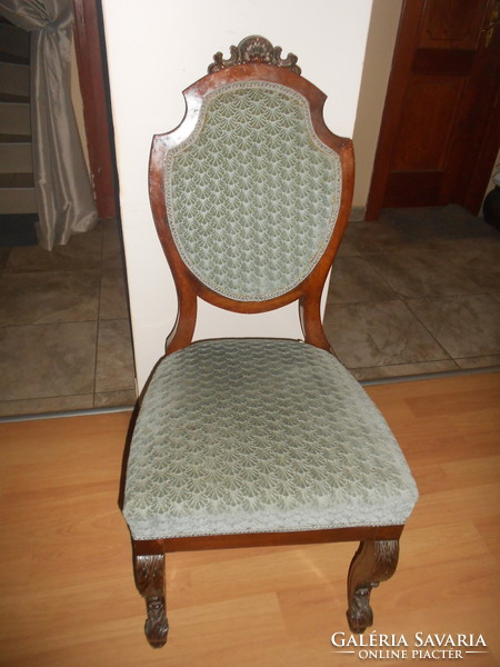 Antik faragott  2 db neobarok szék