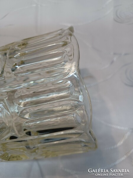 Large crystal glass vase