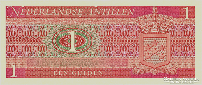 Holland Antillák 1 gulden 1970 UNC