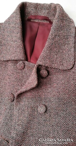 Purple pink herringbone fabric costume top design piece s size