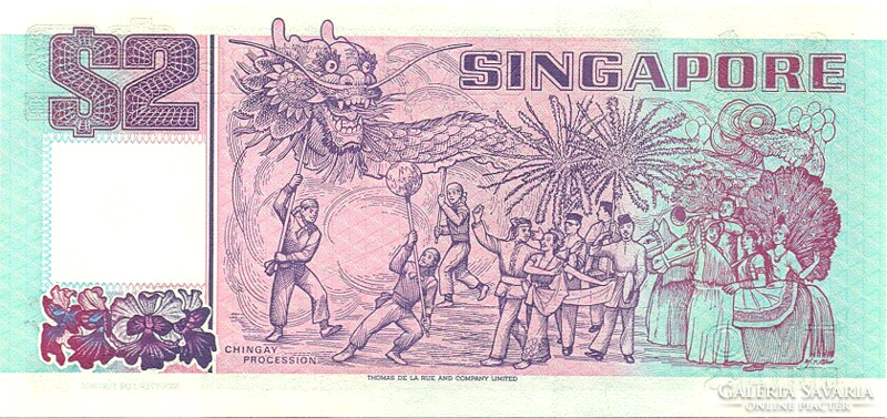 Singapore $2 1992 oz