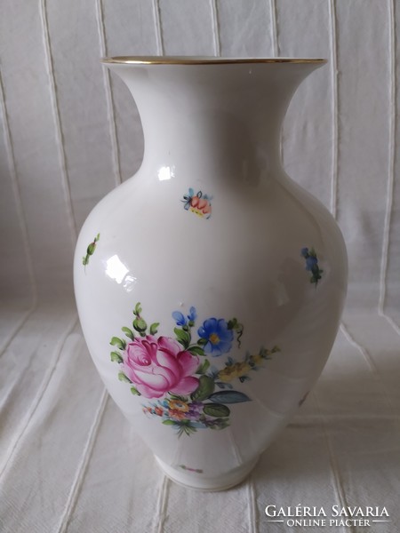 Herendi: large vase, floor vase, marked, 32 cm