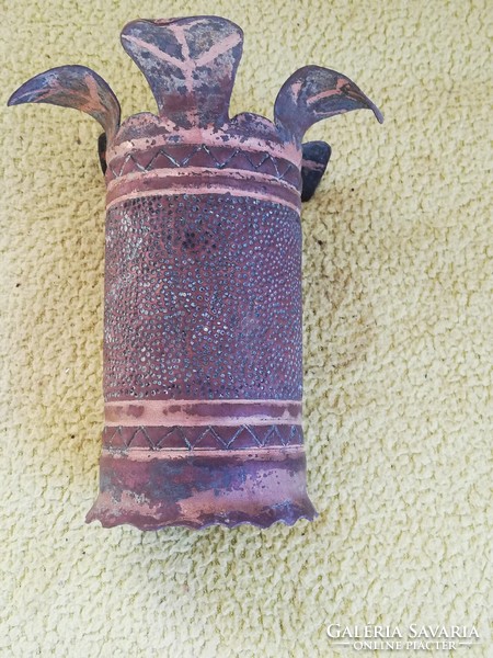 Prisoner of war military copper vase