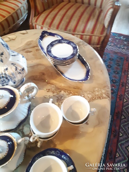 Zsolna pompadour ii tableware, coffee, cake, tea set + 2 candle holders 64 pcs
