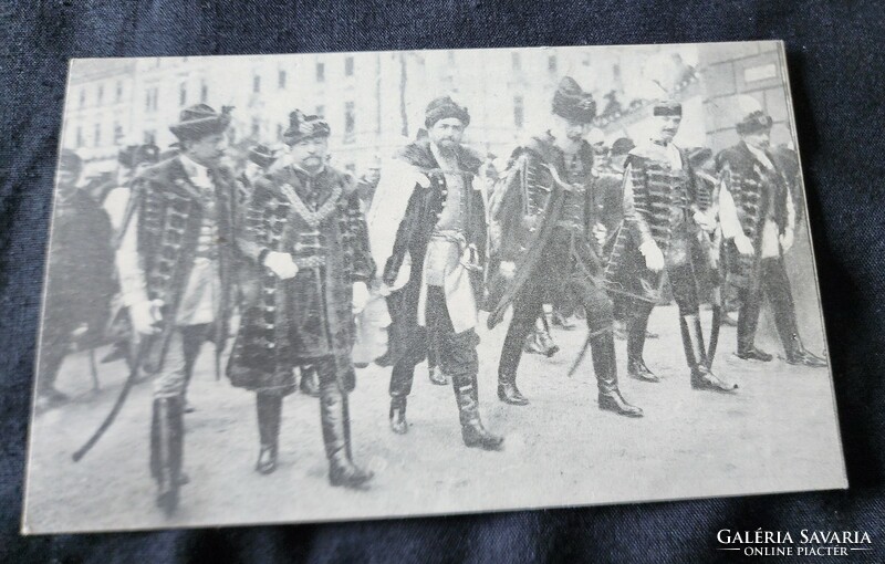 KORONÁZÁS BUDA 1916 UTOLSÓ MAGYAR KIRÁLY IV. KÁROLY KORABELI FOTÓ - FOTÓLAP SZENT KORONA