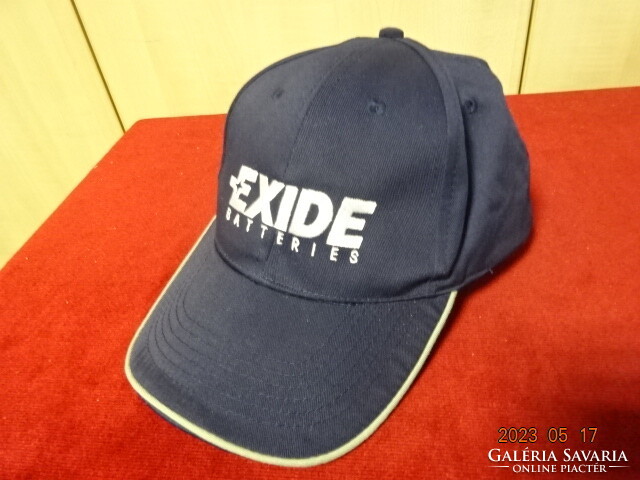 Baseball cap, embroidered, with exide inscription, 35% cotton. Jokai.
