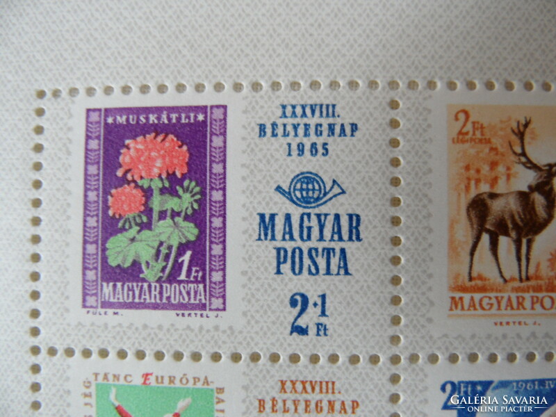 Xxxviii. Stamp Day Block (1965)