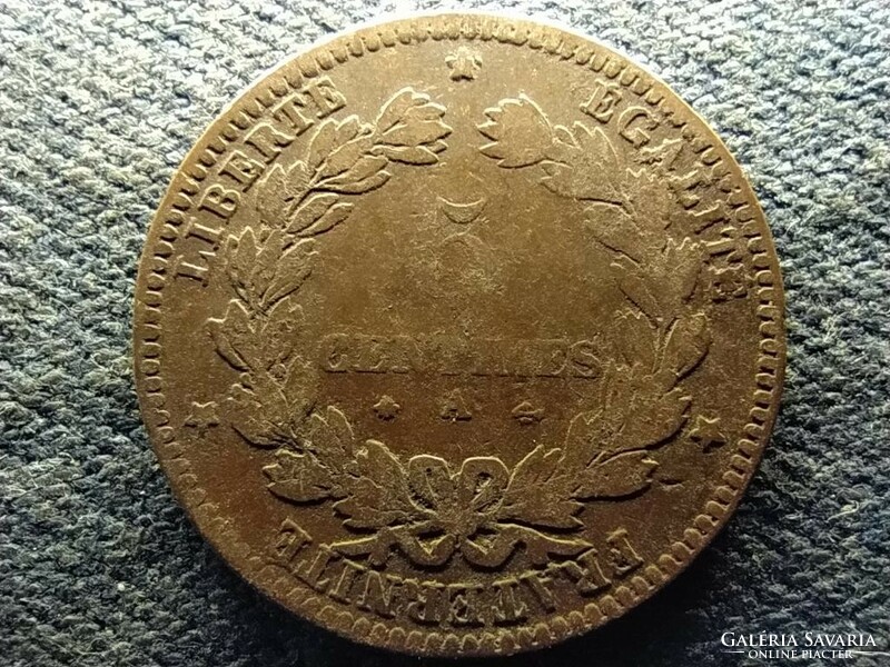 Third Republic of France (1870-1940) 5 centimes 1872 a (id72304)