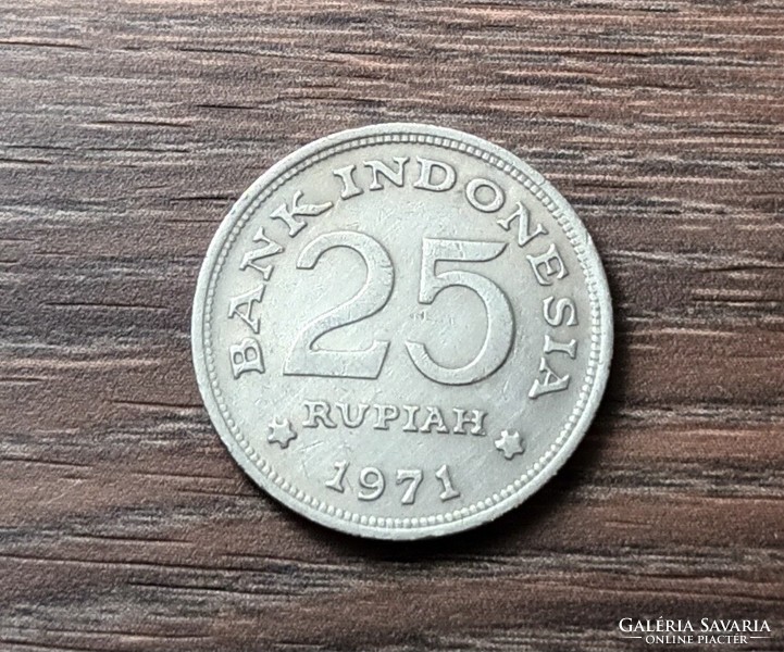 25 Rupiah, Indonesia 1971