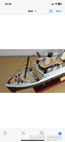 Titanic ship model 80x30cm