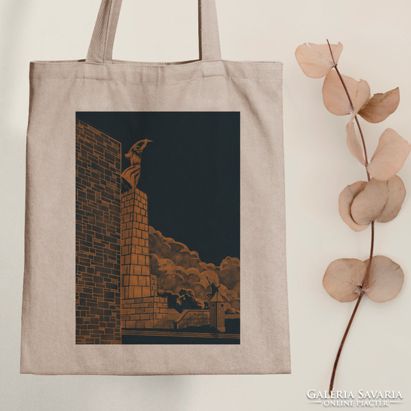 Citadella - canvas bag - with wolf benjamin graphics