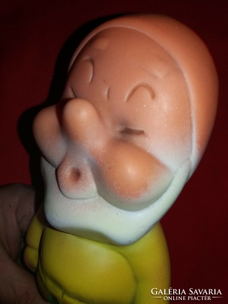Antik gumi színes törpe mese játék figura / baba szép állapotban 24 cm a képek szerint